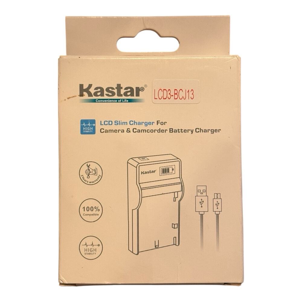 Kastar Battery LCD Charger for Leica BP-DC10 BP-DC10-E BP-DC10-U Leica BC-DC10